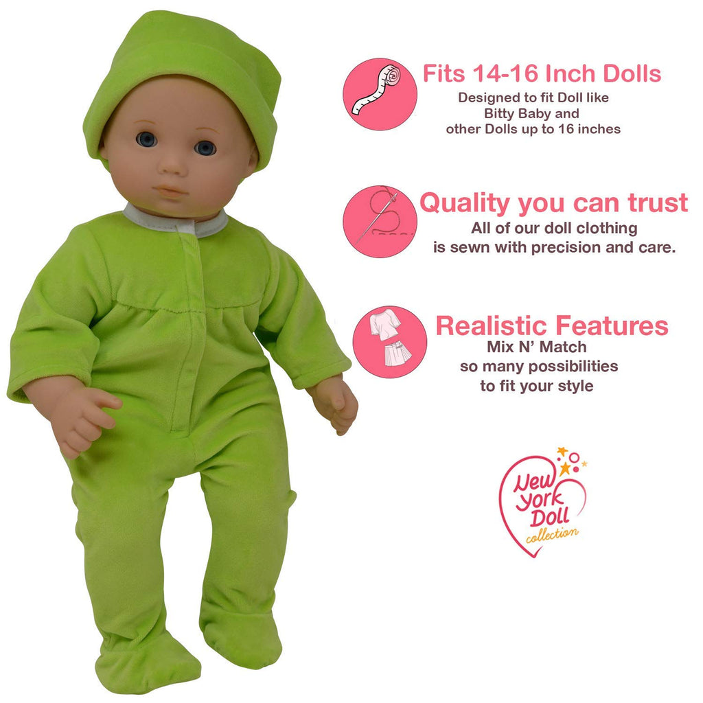 Baby Doll Clothes for 14 15 and 16 inch Dolls